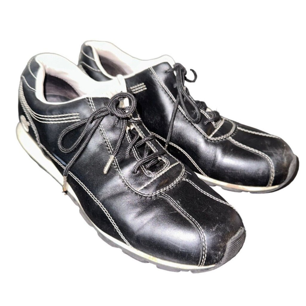 Timberland Women’s Size 10m Black Leather Sneaker Shoes 16322 Read